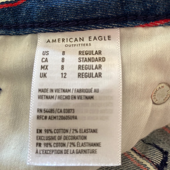 American Eagle Stripped Mini Skirt - Picture 8 of 14